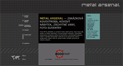 Desktop Screenshot of metalarsenal.eu
